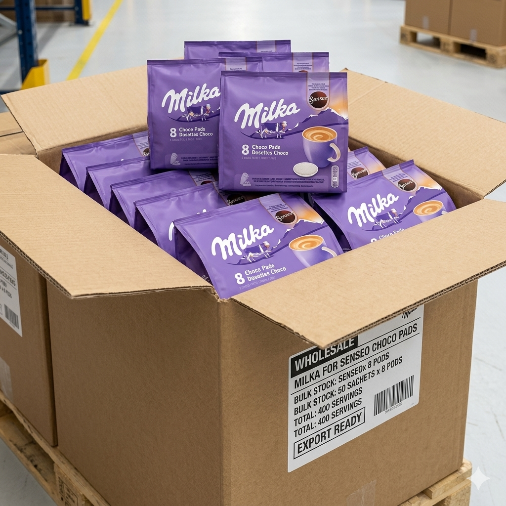 Gemini_Generated_Image_sjcqb1sjcqb1sjcq Milka Hot Cocoa Pods for Senseo – Bulk Wholesale – 400 Servings - Image 1
