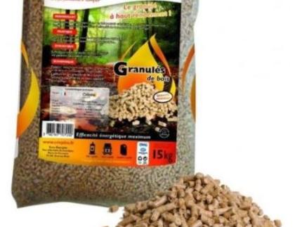 Granules de bois Crepito (Palette de 72 SACS-1080KG)