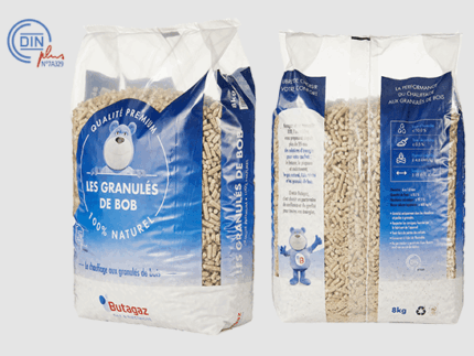 Palette de granulés de bois 126 sacs de 8kg