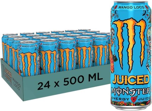 Palette Monster Energy Juiced Mango Loco 500ml Palette Monster Energy Juiced Mango Loco 500ml