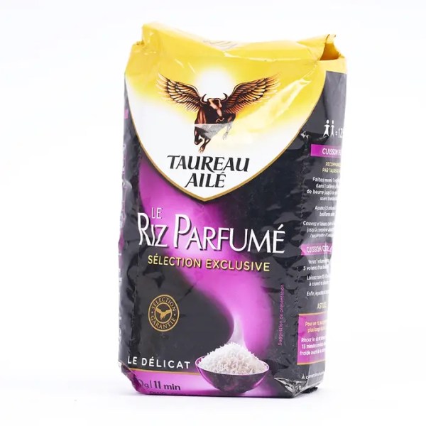 Palette Riz parfumé basmati & indica – TAUREAU AILE – 500g Palette Riz parfumé basmati & indica – TAUREAU AILE – 500g